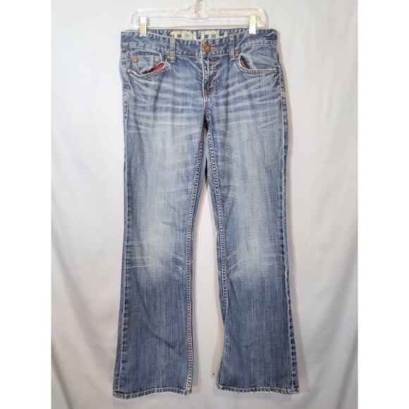 Truth Be Told Naked Blue Jeans - Picture 1 of 6
